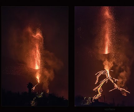 Vulkanausbruch La Palma Oktober 2021 / Erupción volcánica La Palma Octubre 2021